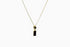 Ameya अमेय | Onyx | Halskette | 18K Vermeil Vergoldung